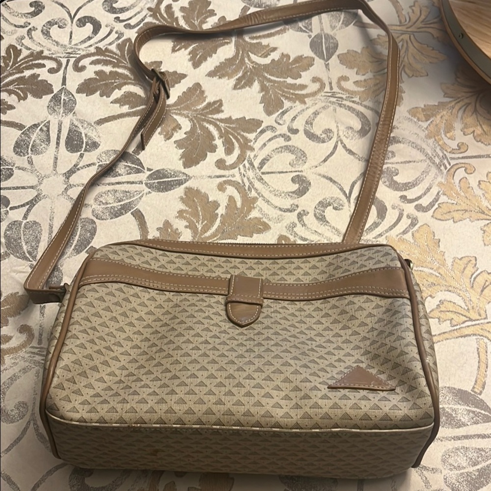 Liz Claiborne Tan and Brown Bag